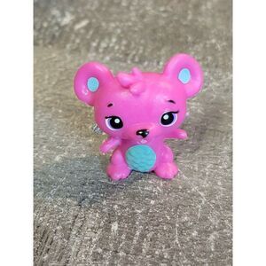 SML pink mouse wing angel toy figure glitter